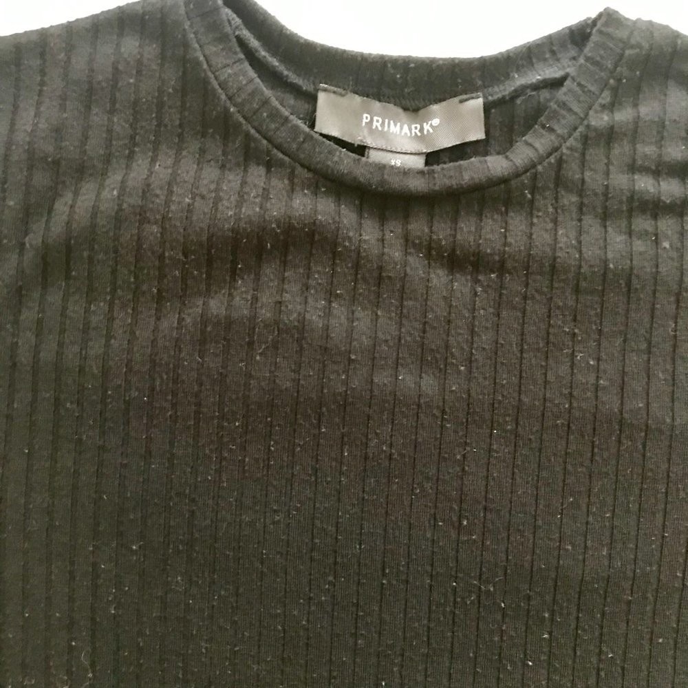 Black Ribbed Top from Primark - Picture 2 of 4